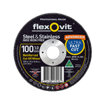 Flexovit 100 x 1.0 x 16.0mm Black Metal Cut Off Wheel