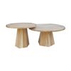 Orbit 2pc Round Coffee Table Natural