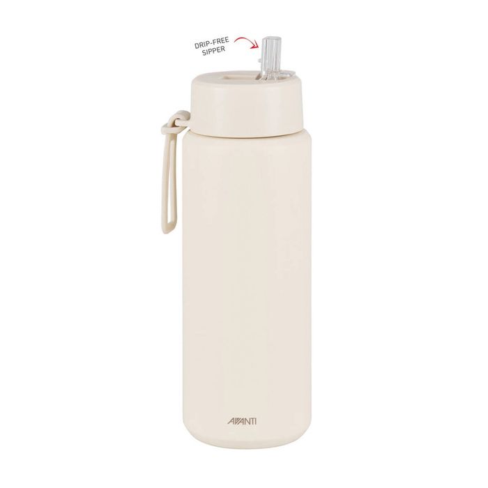Avanti HydroUltra Insulated Water Bottle with Strap 1L - Sand