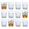 Argon Tableware Panelled Glass Tumblers - 285ml - Pack of 12