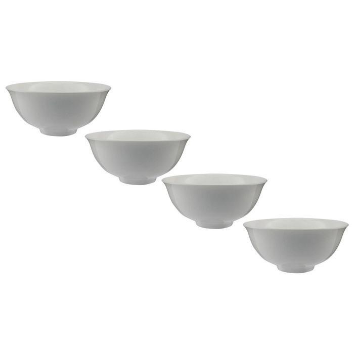 4x Maxwell And Williams Rice Bowl Porcelain Microwave Dishwasher Safe 15x7cm