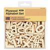 All Set Plywood Alphabet Set - 165 Pieces