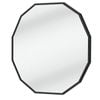Urban Style Reflections Mirror Dodecagon Alum  Black