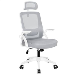 ALFORDSON Mesh Office Desk Chair White Grey