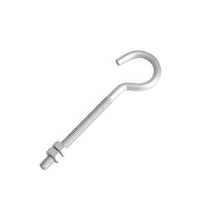 Pinnacle M6x107x20mm Galvanised Hook Bolt 2PK