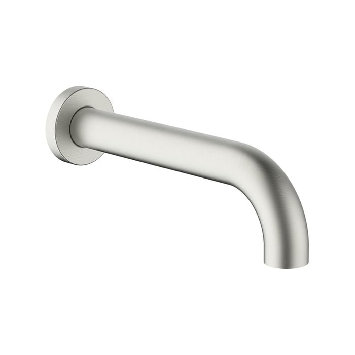 Gareth Ashton Brushed Nickel Lucia Curved Basin/Bath Spout WELS 4 Star 7 L/min