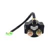 XYT World Motorcycle Starter Relay Black Fit For Honda CB400F CB750K Kawasaki Z1 Yamaha YFM600 Plastic Metal