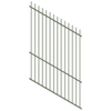 ProtectorAl 0350-1200W x 1800H Pale Eucalypt Picket Top Pool Fence Panel Raked 16-30º