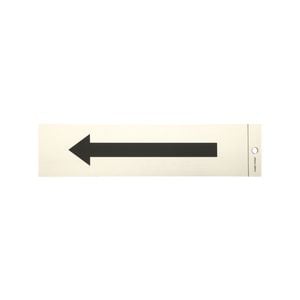 Brutus 245 x 60mm Arrow Symbol Self Adhesive Sign