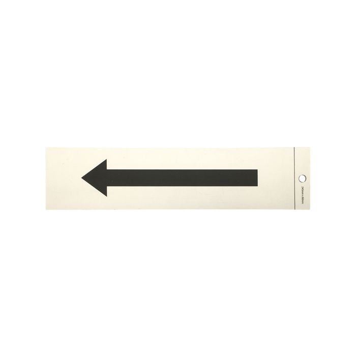 Brutus 245 x 60mm Arrow Symbol Self Adhesive Sign
