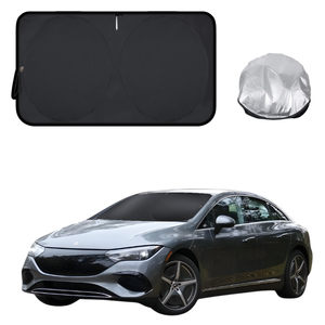 Front Windscreen Sun Shade for Mercedes-Benz EQE Sedan 2022 - Current - Standard 150 x 85 cm - Black
