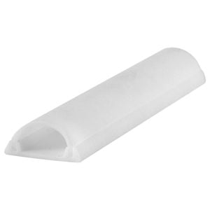 Deta 2m 16 x 8mm White Adhesive Cable Management Cover