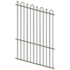 ProtectorAl 0350-1200W x 1800H Pale Eucalypt Loop & Spear Top Pool Fence Panel Raked Up to 15º