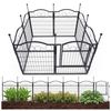 Advwin Garden Fence 61x80cm 8 Pack Pet Playpen Enclosure No Dig Fence Animal Barrier