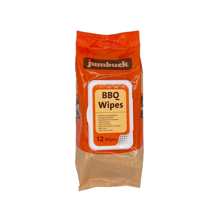 Jumbuck Bbq Cleaning Wipes 12pk
