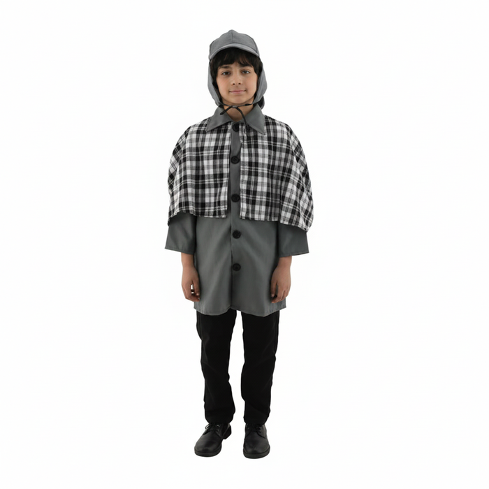 More Than Party Kids Victorian Detective Costume Plaid Large 128x56cm