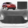 6D Diamond Car Boot Mat for Jeep Patriot MK2006-2015-Cargo Mat-Black-Outback GT