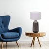Vencha Venus Ceramic Table Lamp - Grey