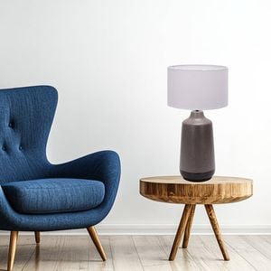 Vencha Venus Ceramic Table Lamp - Grey