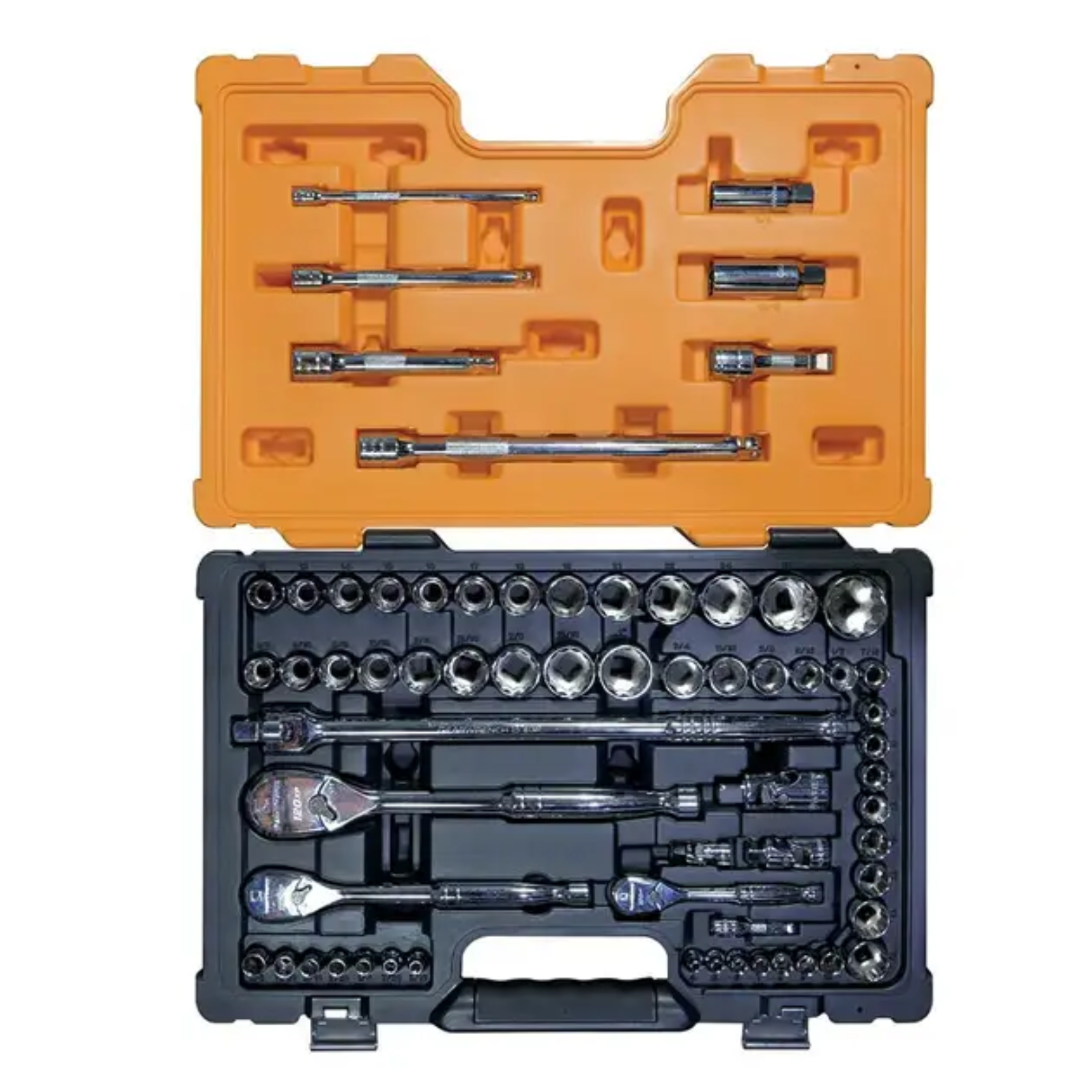 GEARWRENCH 64 Piece 1/4, 3/8 & 1/2 Inch Drive Metric & SAE Socket Set product image