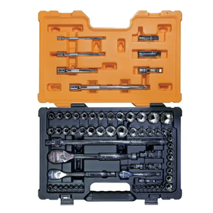 GEARWRENCH 64 Piece 1/4, 3/8 & 1/2 Inch Drive Metric & SAE Socket Set