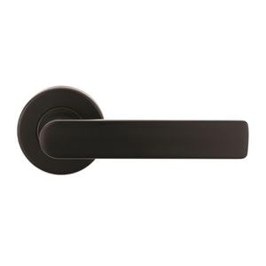 Lockwood Nero Matt Black L3 Passage Lever Set