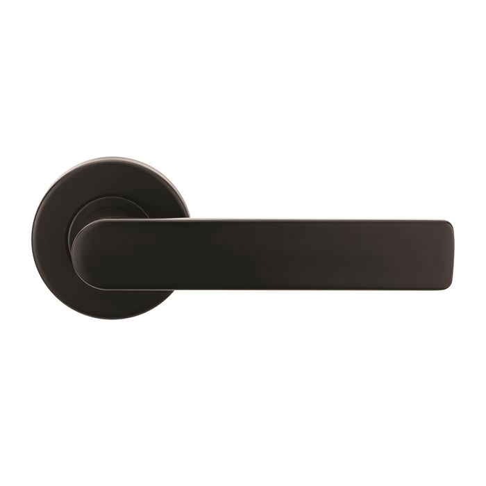 Lockwood Nero Matt Black L3 Passage Lever Set