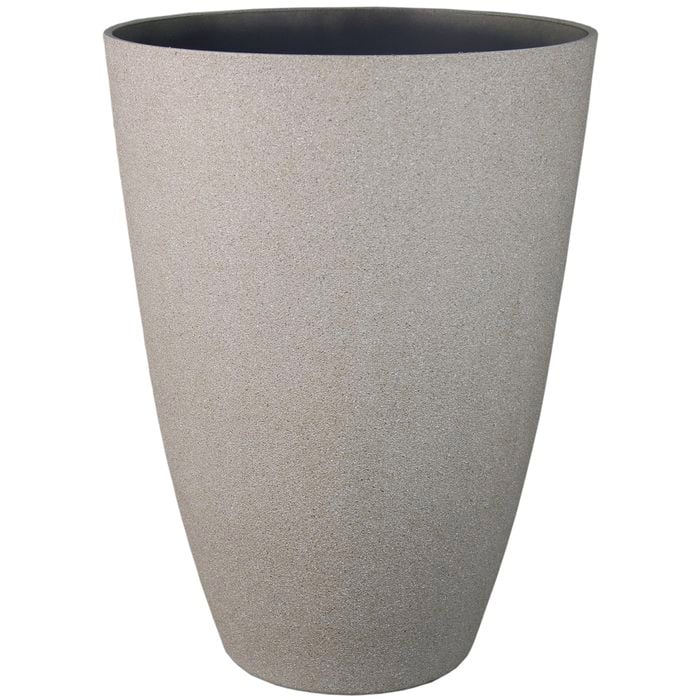 EDEN 40cm Sandstone Tall Faux Planter