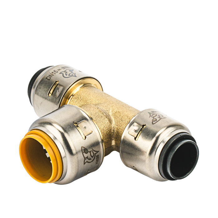 SharkBite Max DN15 x DN15 x 16mm PEX/Copper Conversion Tee