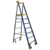 Bailey 4.03m 170kg Fibreglass 7 Step Job Station Platform Ladder