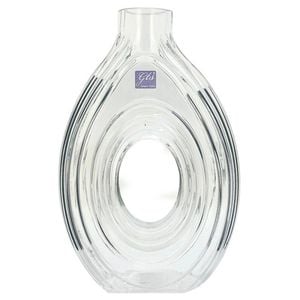 Glass Vase With Hole 5x26cmH
