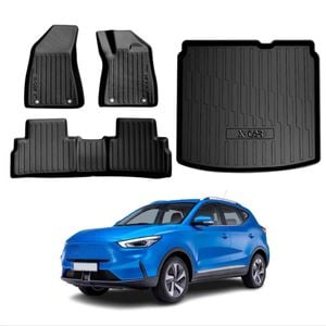 3D All-Weather Floor Mat Boot Liner Carpet for MG ZS EV Electric SUV 2020-2024 Cargo Trunk Mat