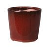 Northcote Pottery 17 x 17cm Wine Red Glazed Oslo Cone