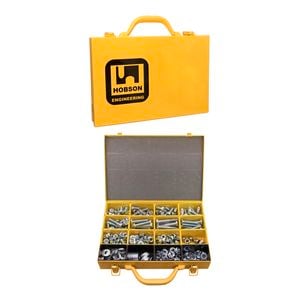 Hobson Engineering M10 Zinc Plated Fastener Kit - 430 Piece