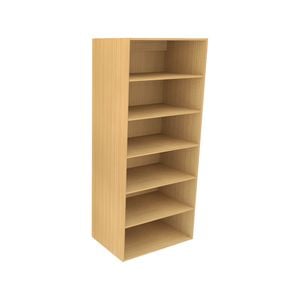 Lugna 2048 x 900 x 580mm Sand 5 Shelf Shelving Unit