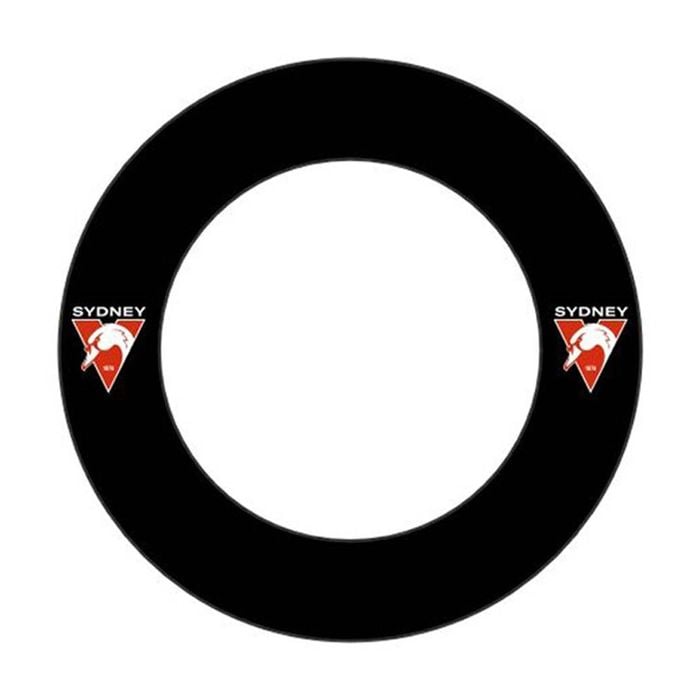 AFL Sydney Dartboard Surround Swans Team Design Universal Fit