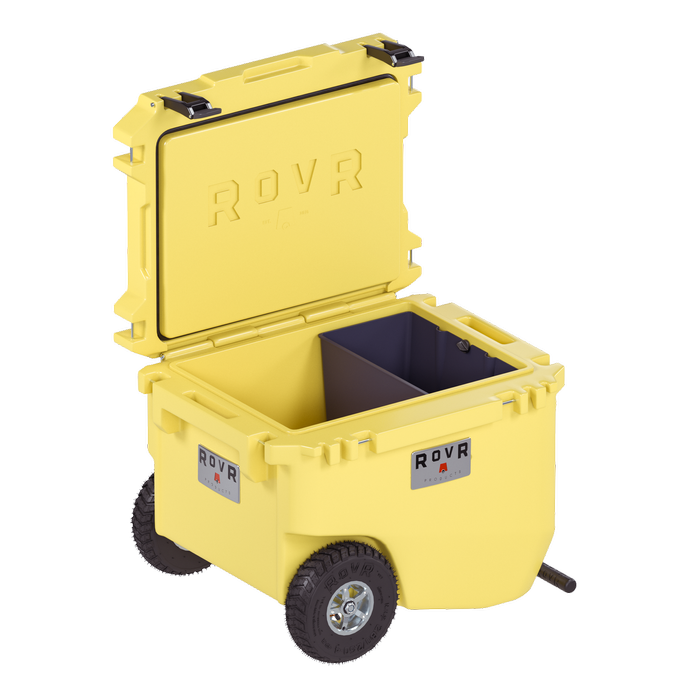 RovR RollR 60 Quart Wheeled Hard Cooler With Tow Handle