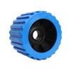 Sunrise Wobble Ribbed Roller 3" 20mm Bore - Blue - Wr3rbl
