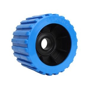 Sunrise Wobble Ribbed Roller 3" 20mm Bore - Blue - Wr3rbl