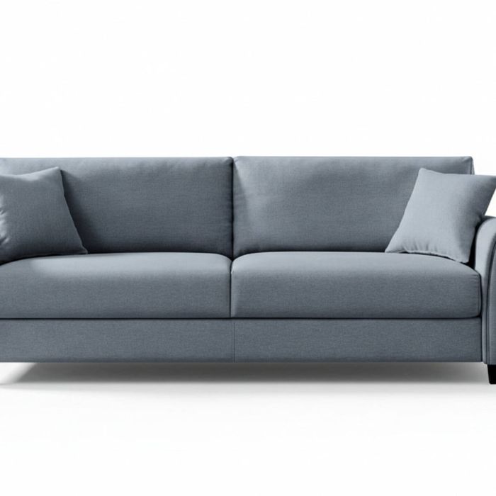 Cozza Linen Sofa - Blue