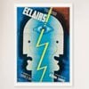 Galrie Theatre Eclairs 1929 Vintage Art Deco Poster by Jean Carlu - Art Decor Wall Art, White Frame, A1 60 x 84cm (23 x 33inch)