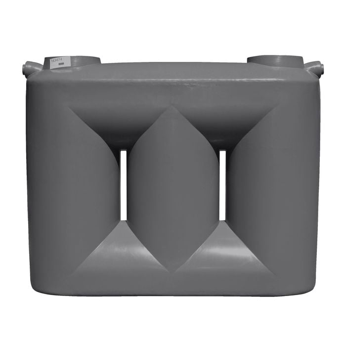 Clark Tanks 3000L Poly Slim Water Tank - Boulder Grey