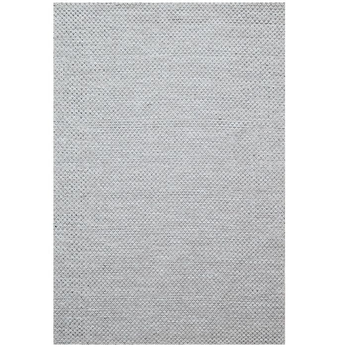 Handwoven Marble Wool Rug-6423-Silver-110x160cm