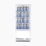 Bromic Countertop Fridge - 80L - 1 Door - Curved Glass - White