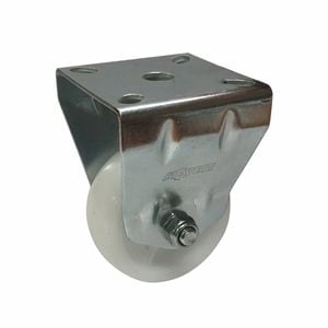 Move It 50mm White Polypropylene Fixed Plate Castor