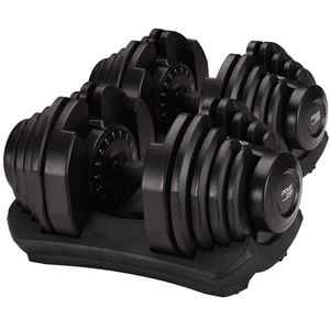 PowerTrain 80kg Adjustable Dumbbell Set