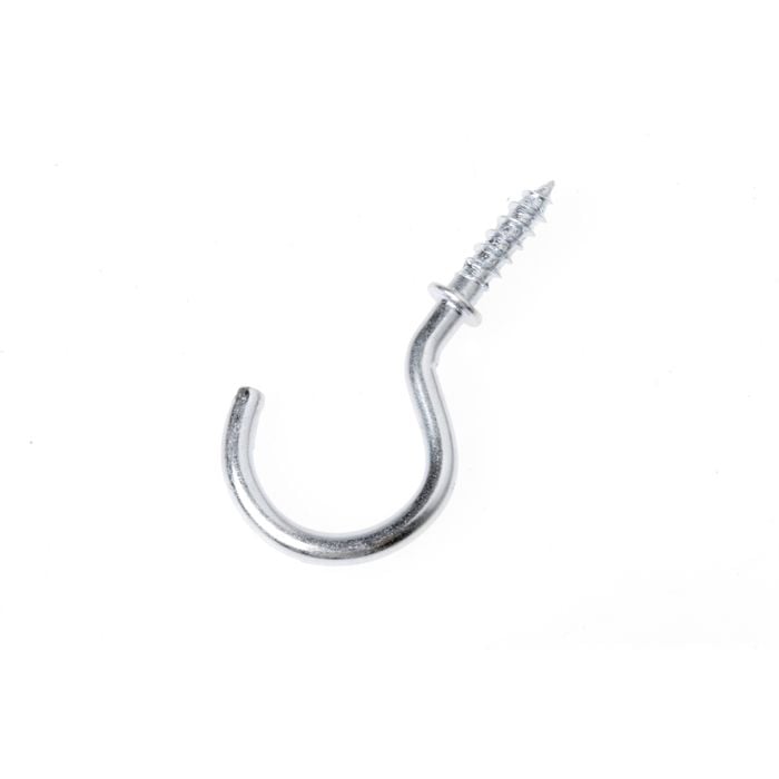 Everhang 10mm Zinc Plated Cup Hooks - 25 Pack