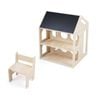 Costway Kid Desk Chair 3in1 Art Table Bookshelves Chalkboard Activity