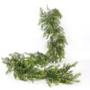 Pine Needle Christmas Garland Wreath Hanging Ornament [Green]