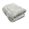 Radisson Husky Grey Luxury Faux Fur Throw Rug 127 x 152 cm